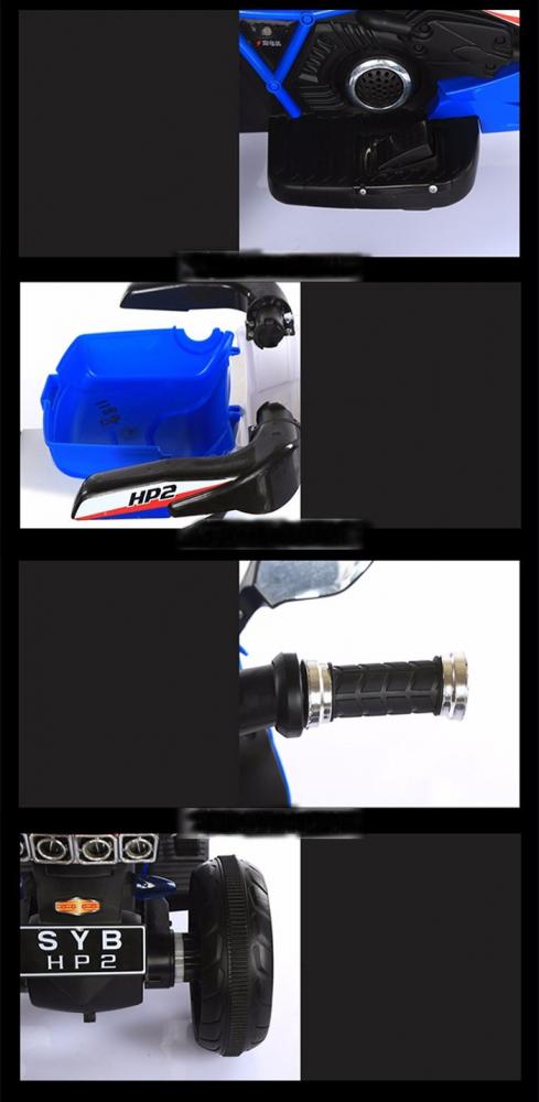 Motocicleta Electrică Nichiduta HP2 70W, USB, LED - imagine 2
