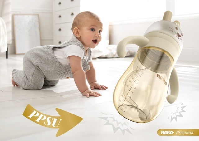 Biberon 3 in 1 Neno Mio anti-colici 300ml - imagine 2