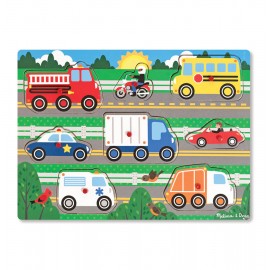 Puzzle Lemn Vehicule Melissa & Doug