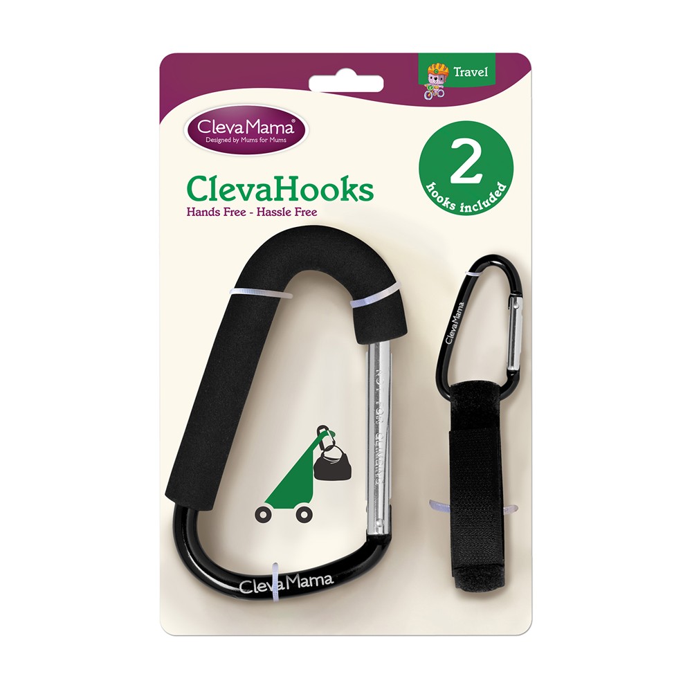 Set Cârlige Clevamama pentru Carucior | 2 Bucăți - imagine 3