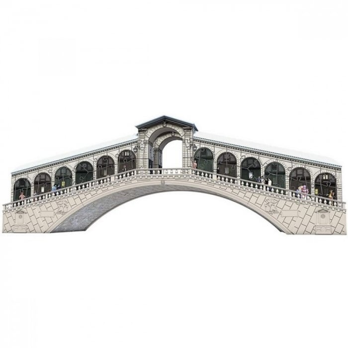 Puzzle 3D Ravensburger Podul Rialto, Fără Lipire
