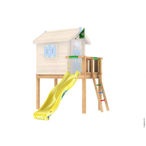 JungleGym Platform L cu Tobogan 2,4m