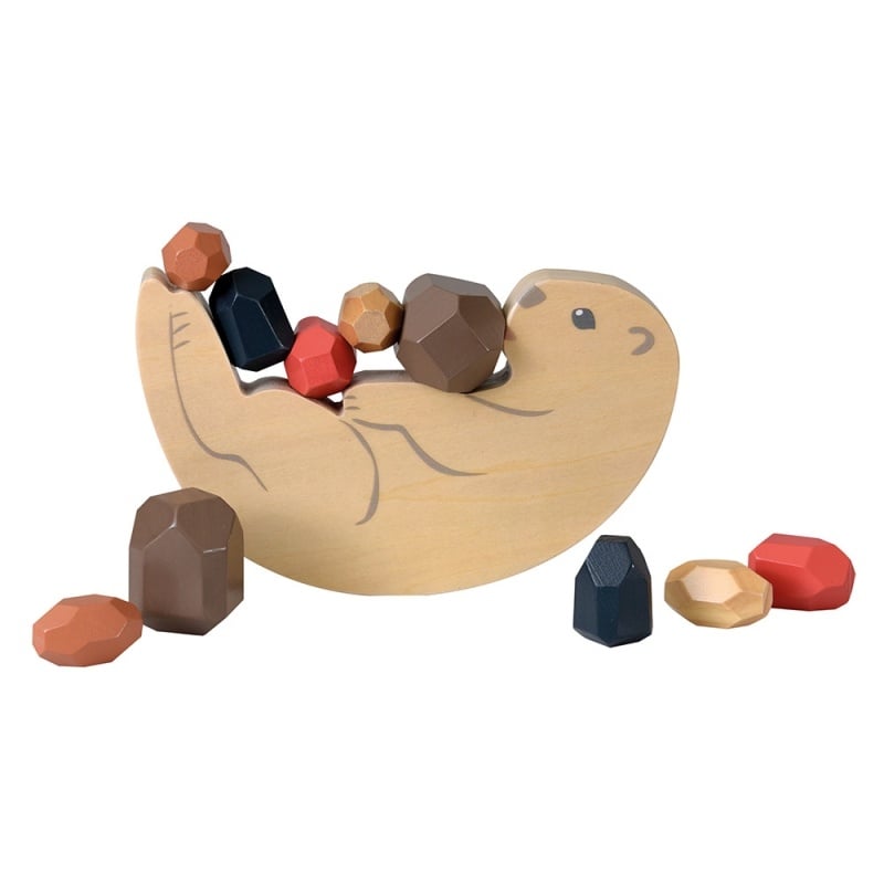 Joc de echilibru Vidra Egmont Toys - Lemn