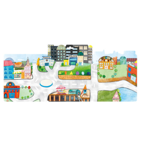 Mieredu Set Stickere Reutilizabile Oras - imagine 4