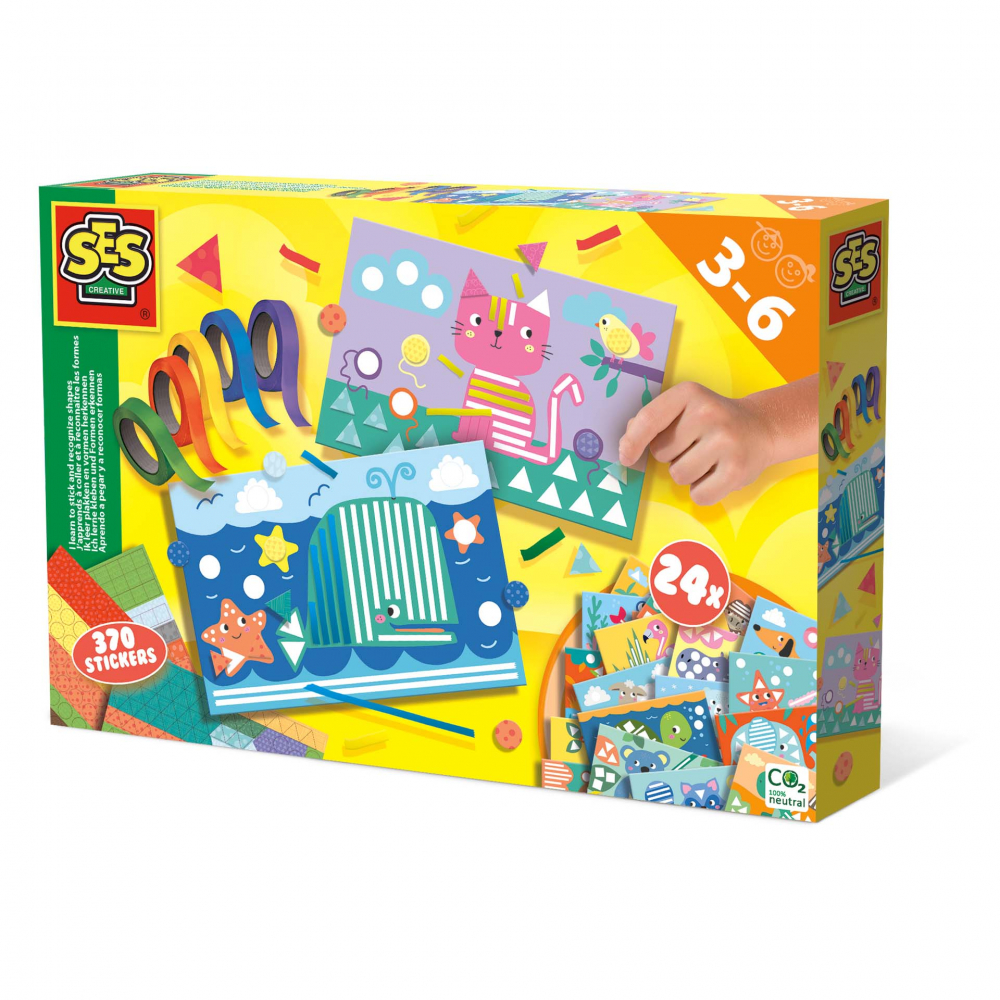 Ses Creative Kit Invat sa Lipesc si Recunosc Forme