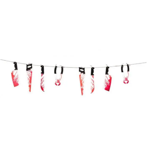 Ghirlanda Halloween Arme Insângerate Carnival Toys - imagine 3