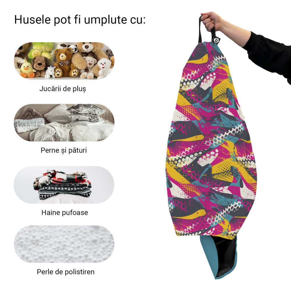 Husa Bean Bag Para XL Graffiti - Updeco