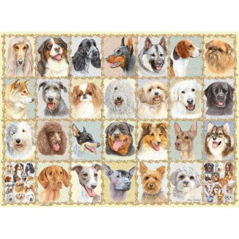 Puzzle Portrețe Câini 500 Piese Ravensburger - imagine 2