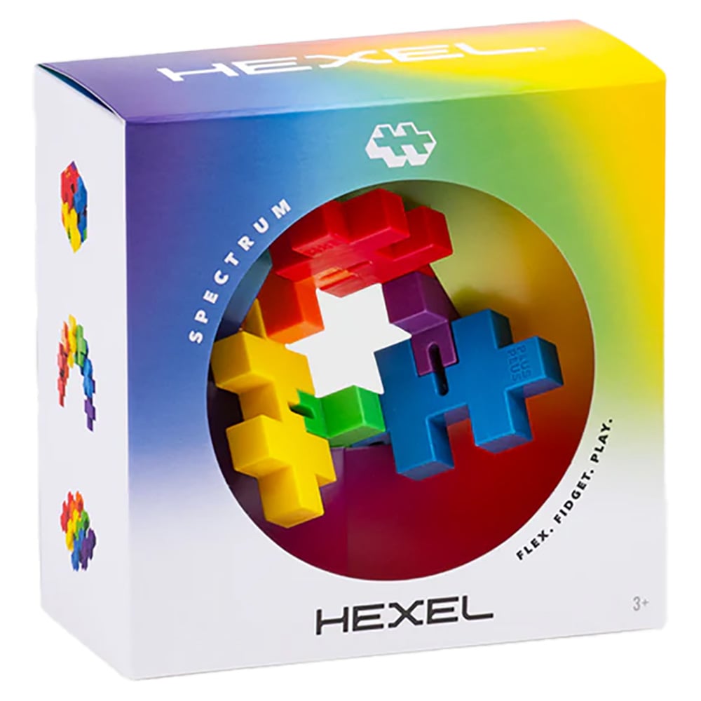 Jucarie Fidget Plus-Plus Hexel Spectrum, Creativa
