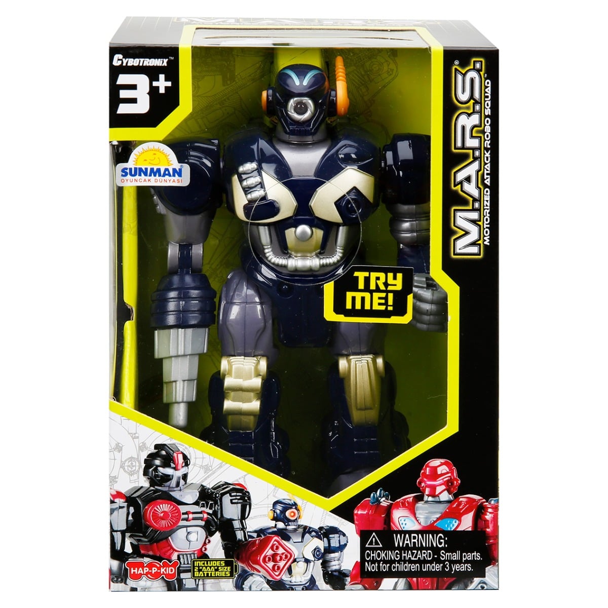 Robot Happy Kid M.A.R.S. 17 cm, Albastru, Interactiv