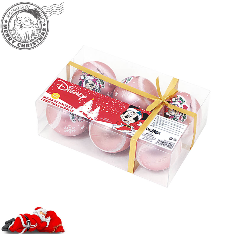 Set 6 Globuri Brad Crăciun Minnie Mouse Disney