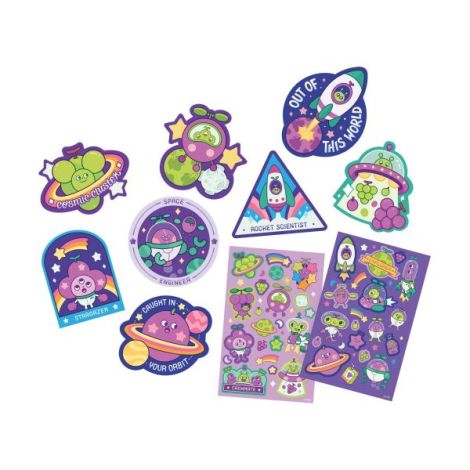 Ooly Glo Galaxy Grape - Stickere parfumate - imagine 2
