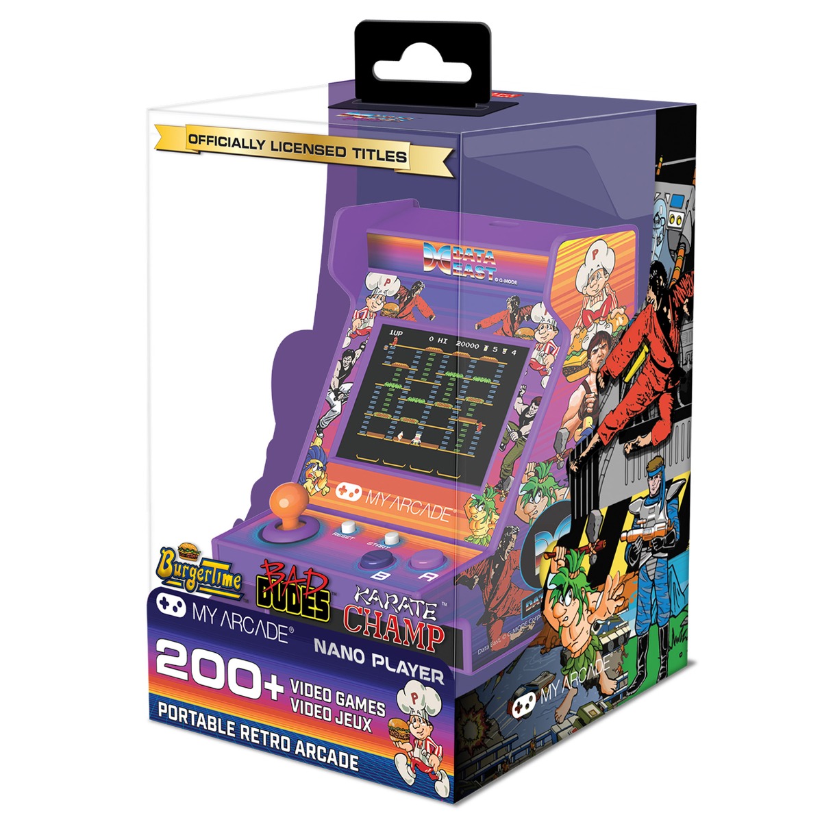 Consola Retro My Arcade Data East, 208 Jocuri Portabilă
