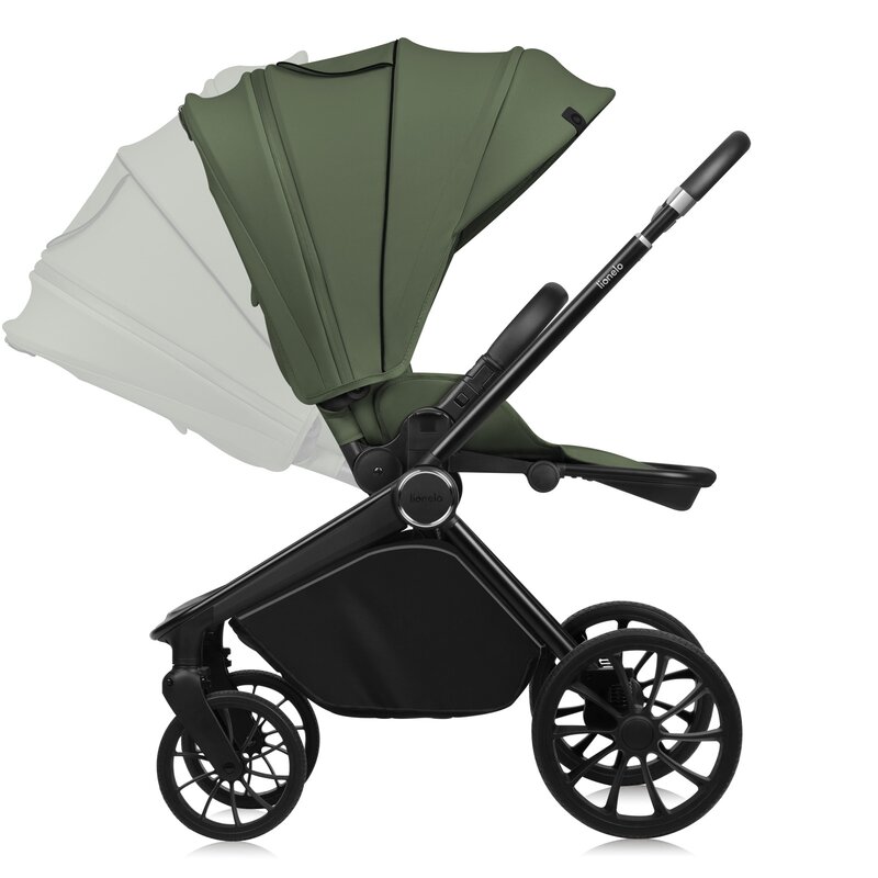 Carucior 3 in 1 Lionelo Mika Plus Verde - imagine 5
