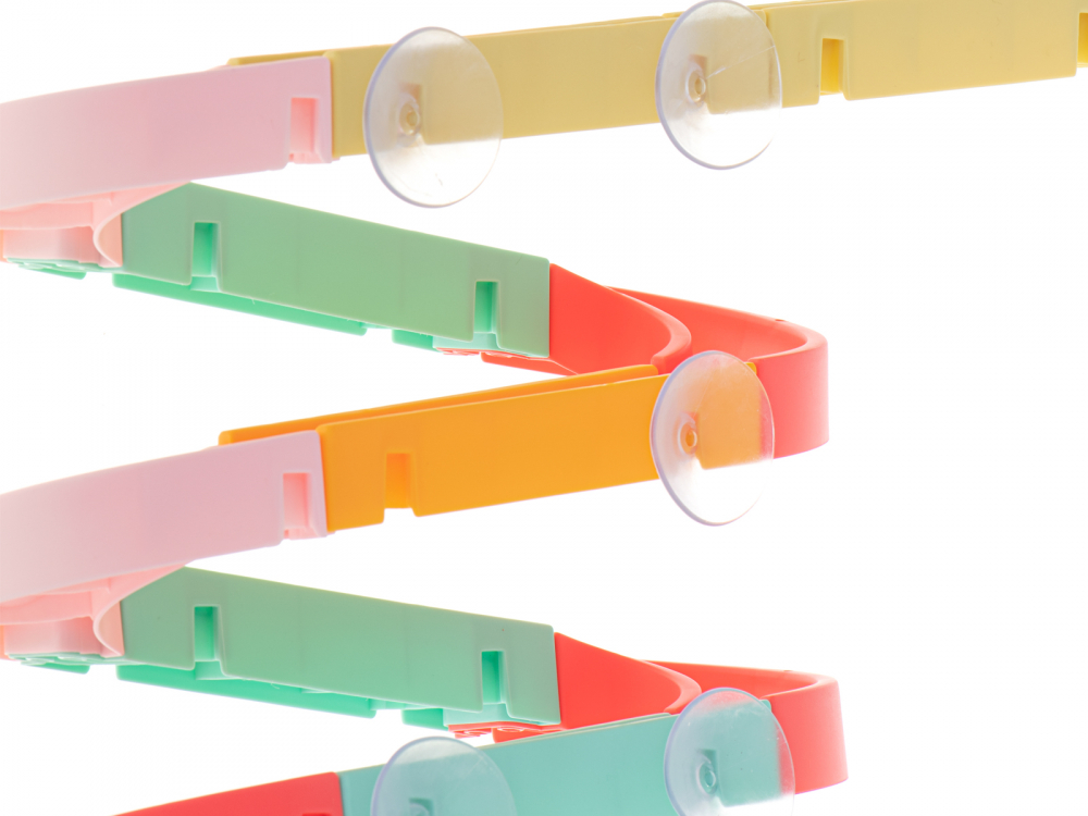 Jucărie Baie Circuit Multicolor Rățuște Ikonka - imagine 7