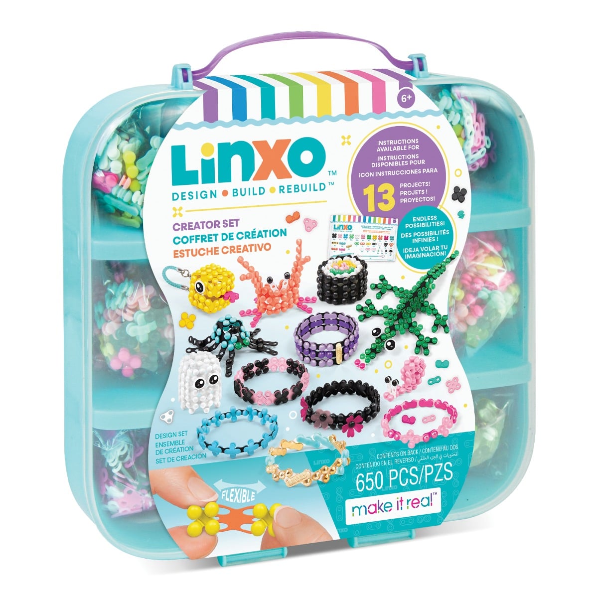 Set LinXo Creator, 650 piese, Joc Creativ