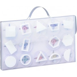 Set 14 Stampile Figuri Geometrice Moje Bambino - imagine 2