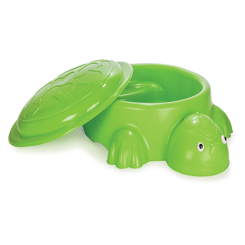 Cutie de nisip Turtle Light Green Pilsan - imagine 2