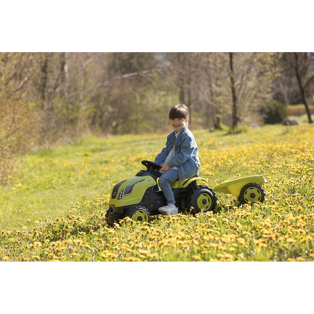 Tractor cu pedale Smoby Farmer XL și remorcă - imagine 4