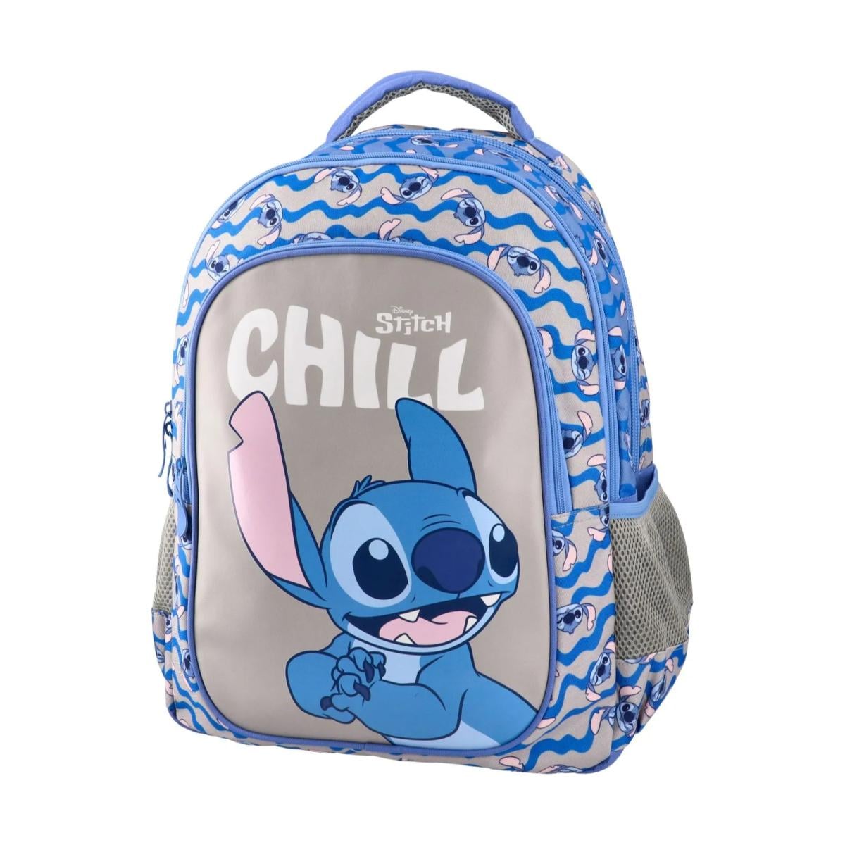 Ghiozdan Disney Stitch, 3 Compartimente, Smash Chill