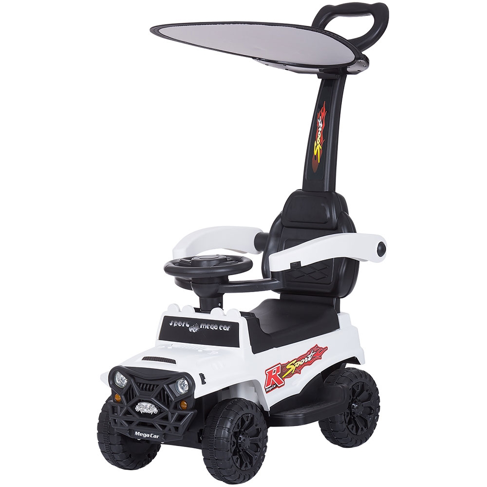 Mașinuță Chipolino Safari White cu mâner și muzică - imagine 5