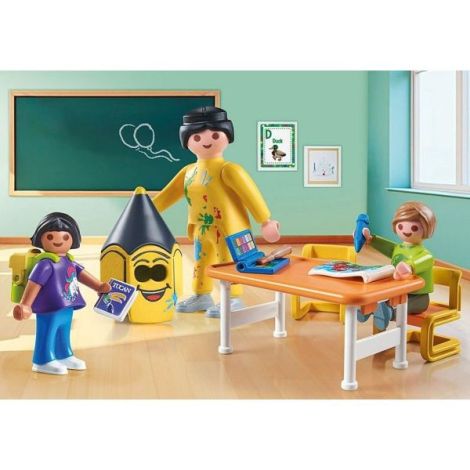 Playmobil Set Prima Zi de Scoala - Jucarie Educativa - imagine 3