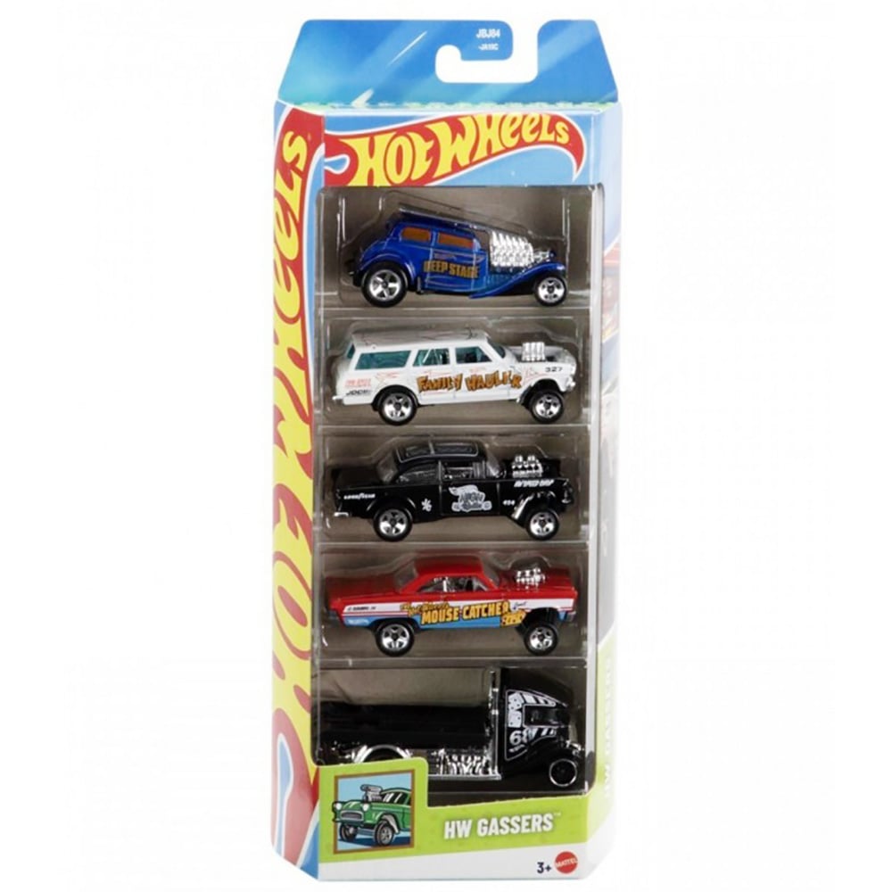 Set 5 Masinute Hot Wheels HW Gassers - Colecție Premium