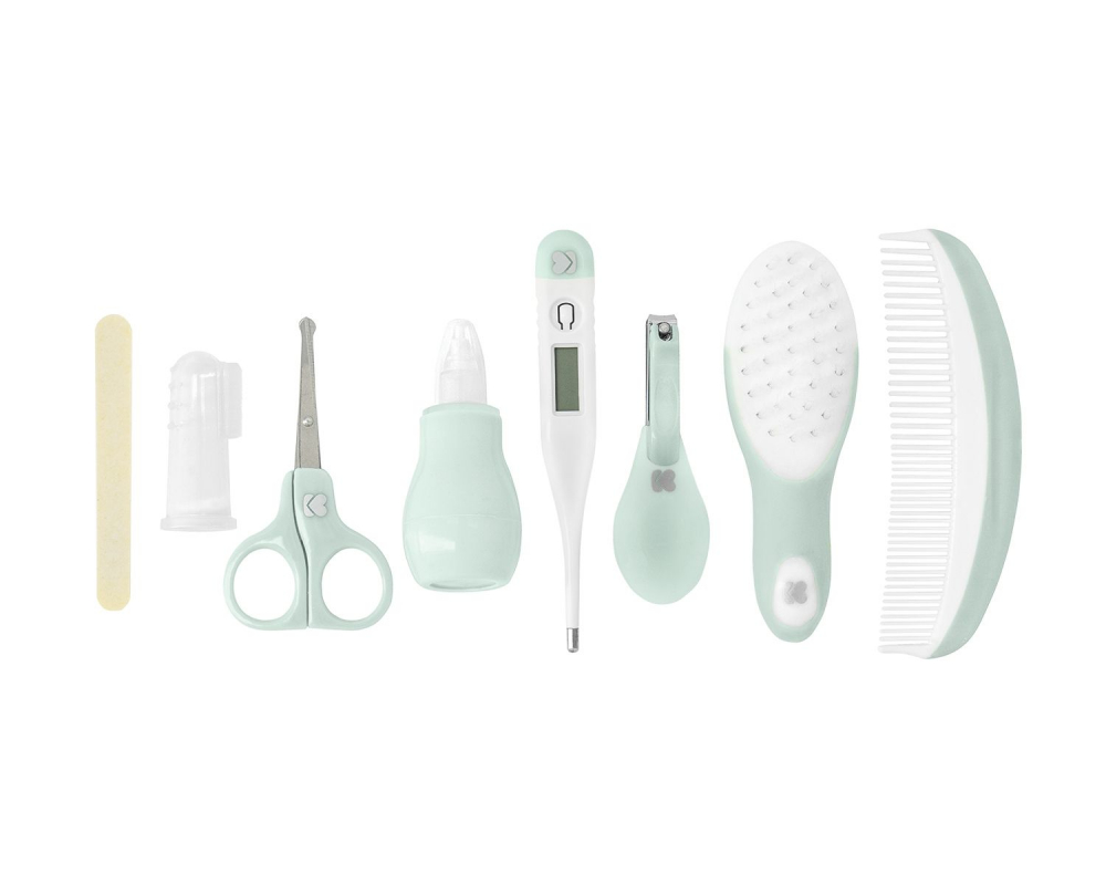 Set Ingrijire Bebelusi 8 Piese KikkaBoo Mint - imagine 2