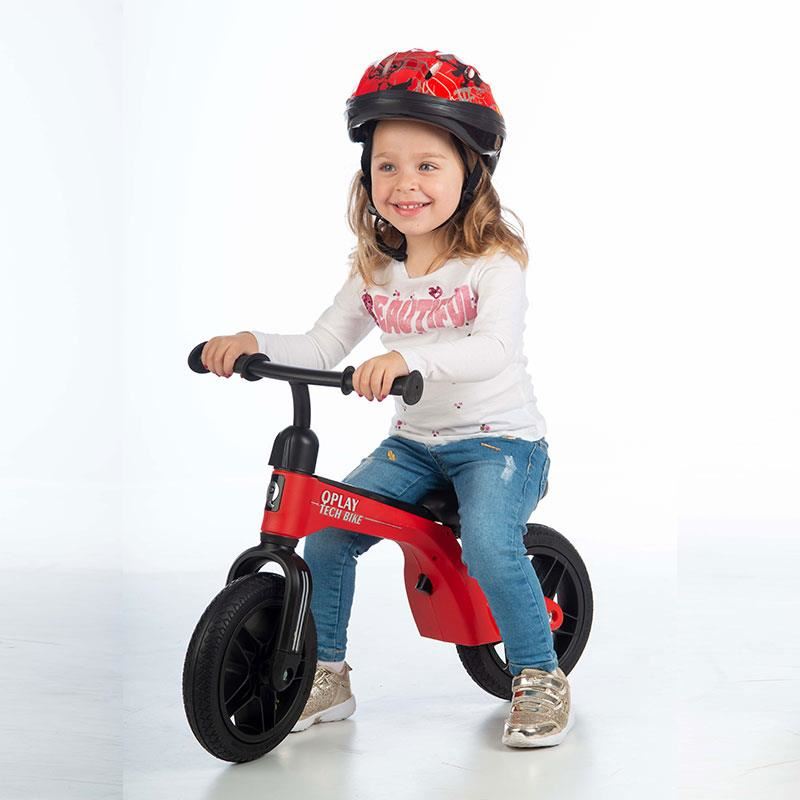 Bicicletă Echilibru Qplay Tech Roșu, 3+ - imagine 2