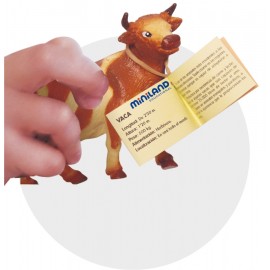 Set 10 Figurine Animale cu Puii Miniland - imagine 2