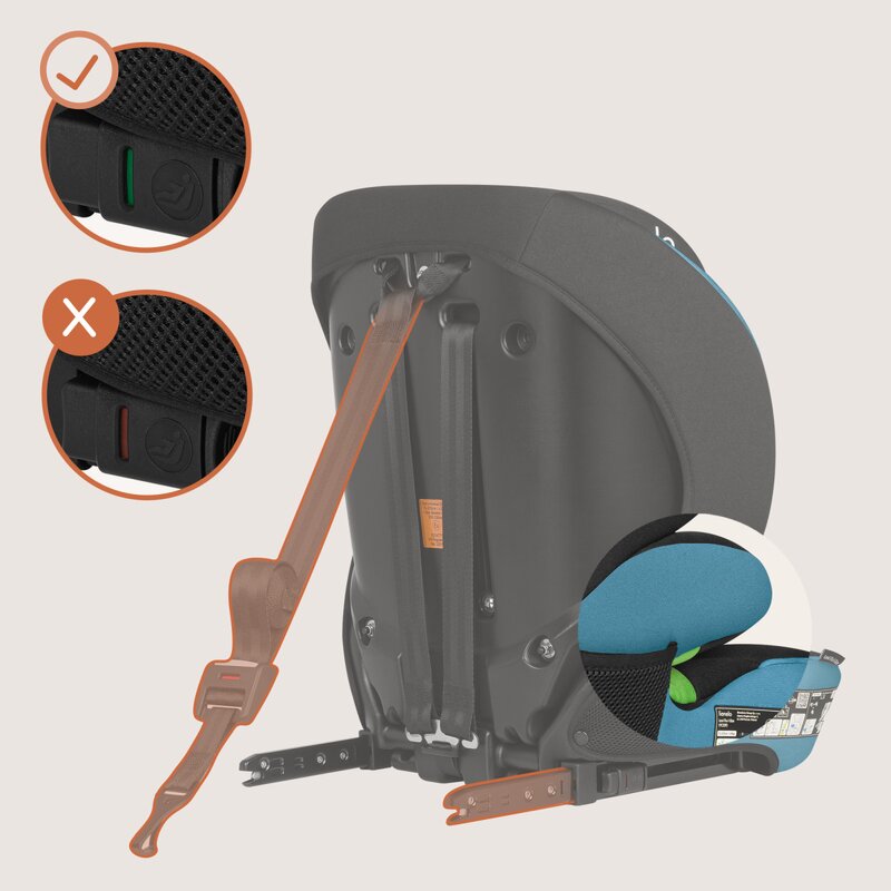 Lionelo Levi Fix - Scaun i-Size Sigur 76-150cm - imagine 5