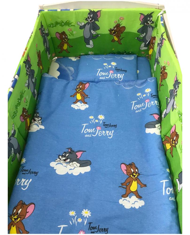 Set Lenjerie Patut 5 Piese Tom & Jerry Croitoria Noastra