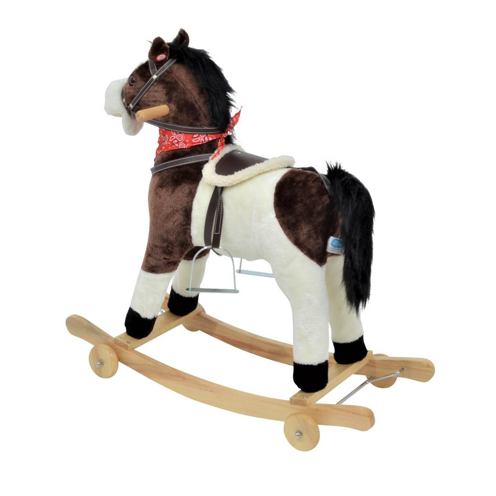 Balansoar Calut Little Mom Rider cu Muzică - imagine 6