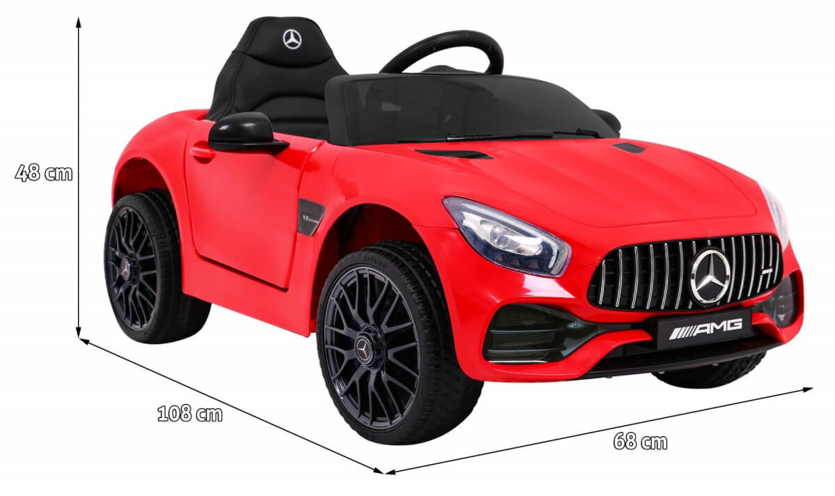 Masinuta Electrica Mercedes GT Rosu - Autokids - imagine 2