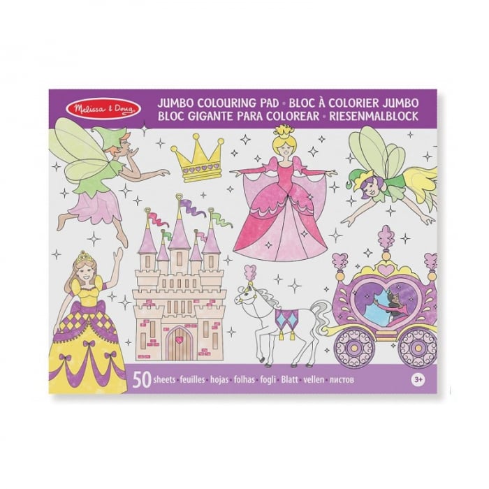 Caiet Jumbo Colorat Printese Melissa & Doug