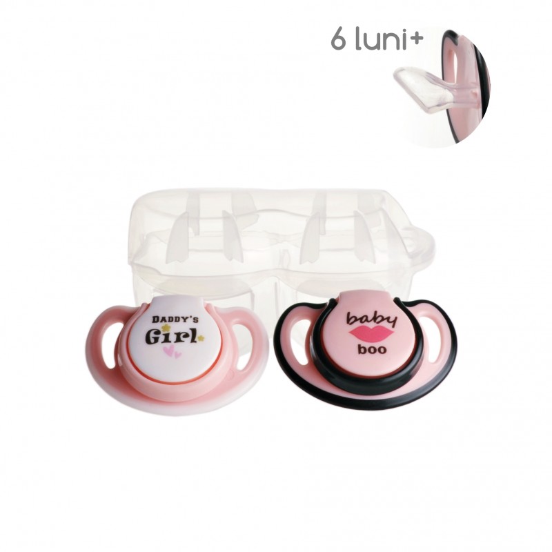 Set 2 Suzete Ortodontice Minut Baby + Cutie Sterilizare - imagine 2