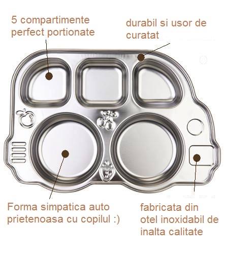 Tavita Innobaby Orange Smart Bus Platter - imagine 7