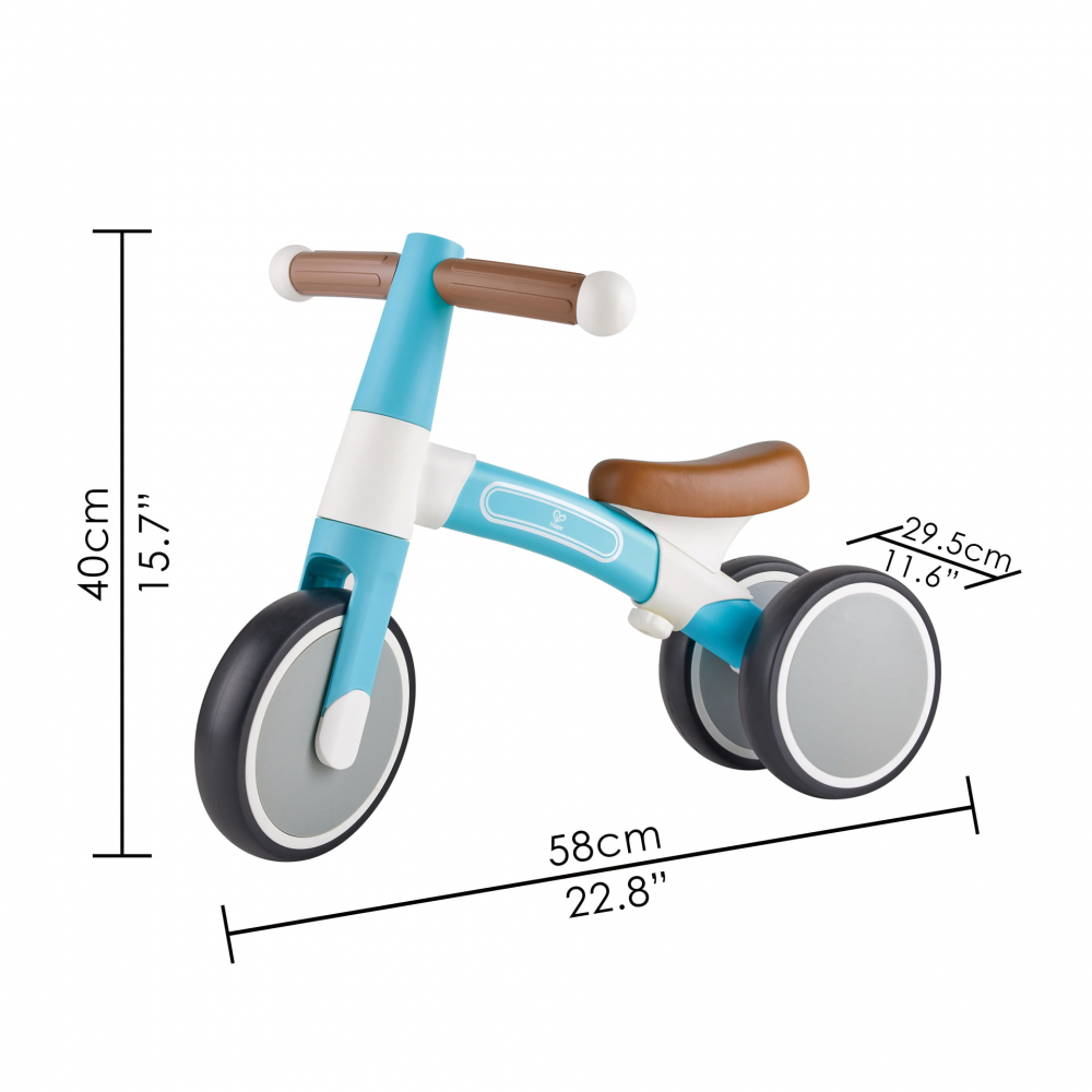 Tricicleta Hape Echilibru Albastru, Aluminiu Ușor - imagine 2
