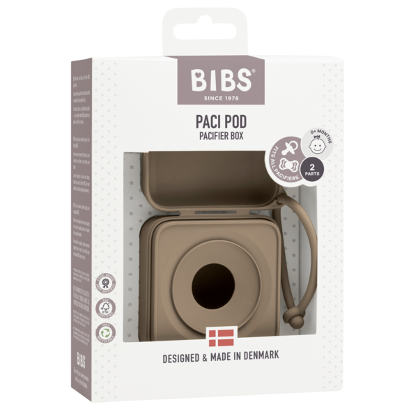 Cutie Depozitare Suzete Bibs Dark Oak, 3 Bucăți - imagine 4