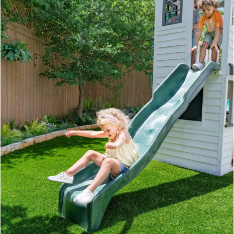 Complex Joaca KidKraft Woodland View cu Tobogan & Casuta - imagine 2