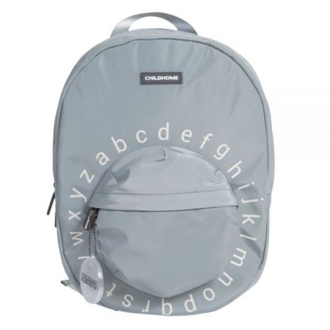Ghiozdan Childhome ABC Gri - Perfect pentru Școală