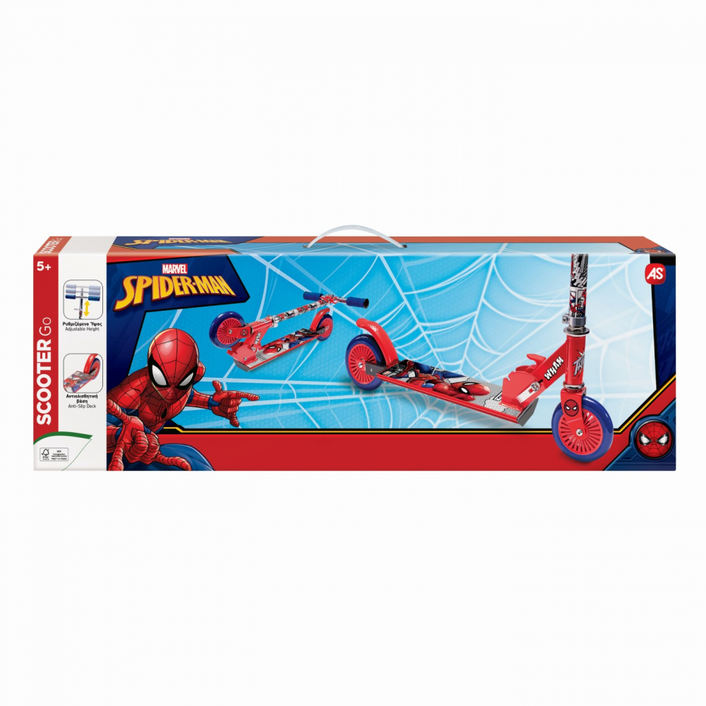 Trotineta Pliabila Spiderman cu Ghidon Reglabil AS