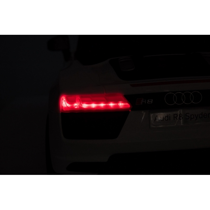Mașinuță Electrică Audi R8 Alb 70W cu Telecomandă - imagine 5