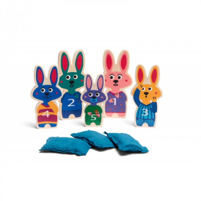 Joc aruncare Iepurasii la culcare Bs Toys