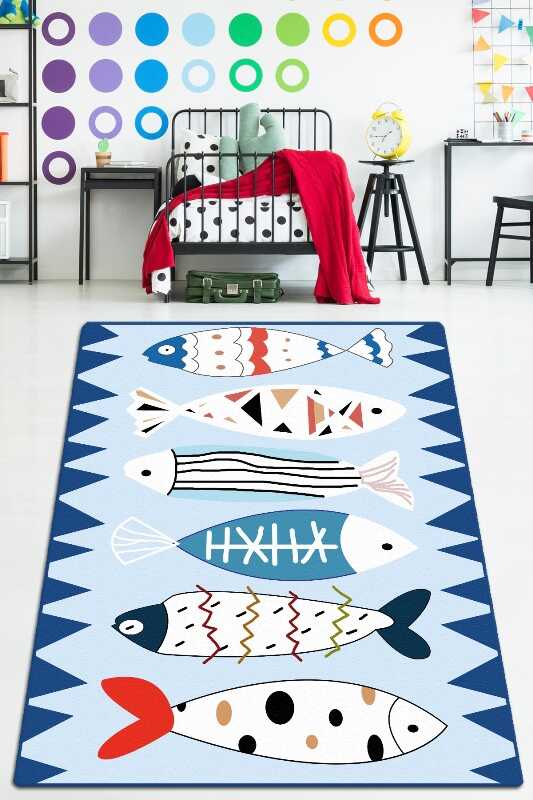 Covor Bucătărie Antiderapant Le Poisson, Chilai Home