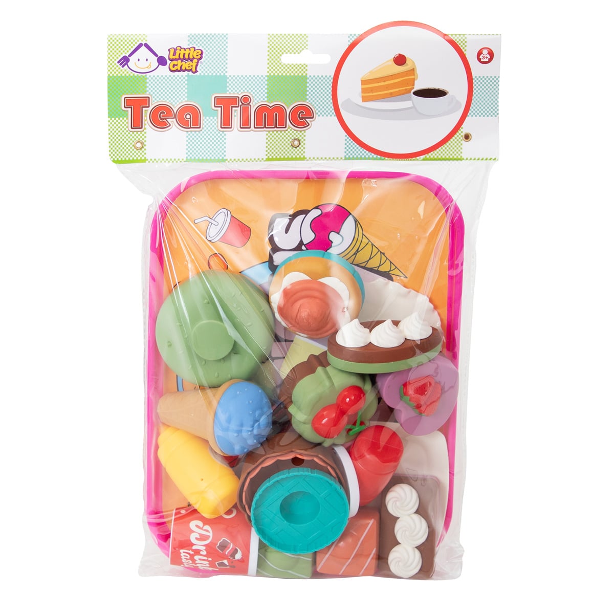 Set Ceai Little Chef 20 Piese Jucării Imitație