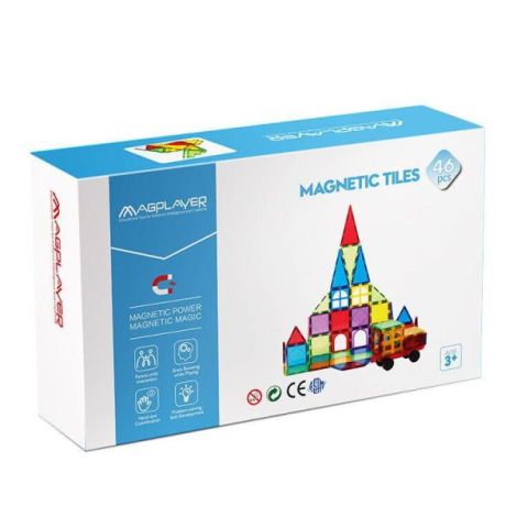 Set Constructie Magplayer 46 piese - Educational 3D