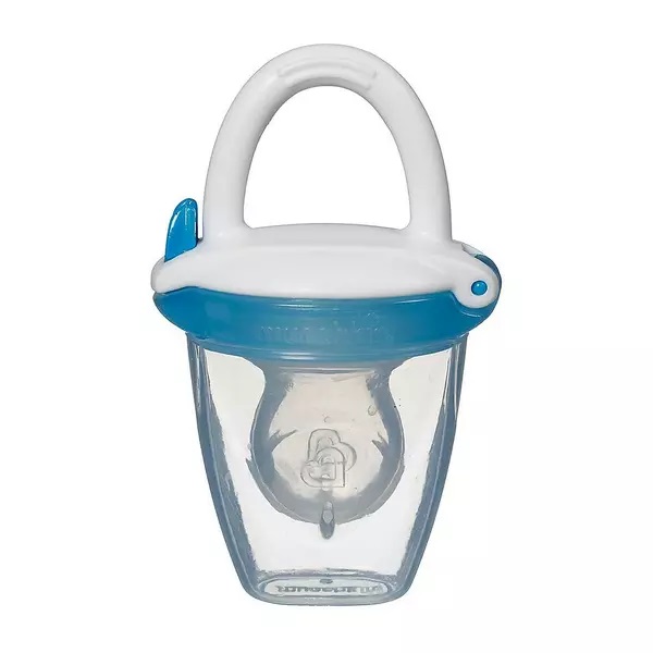 Munchkin Dispozitiv Hranire Silicon Blue 4L+ - imagine 4