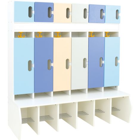 Set vestiar Chameleon 4 cu inchidere silentioasa