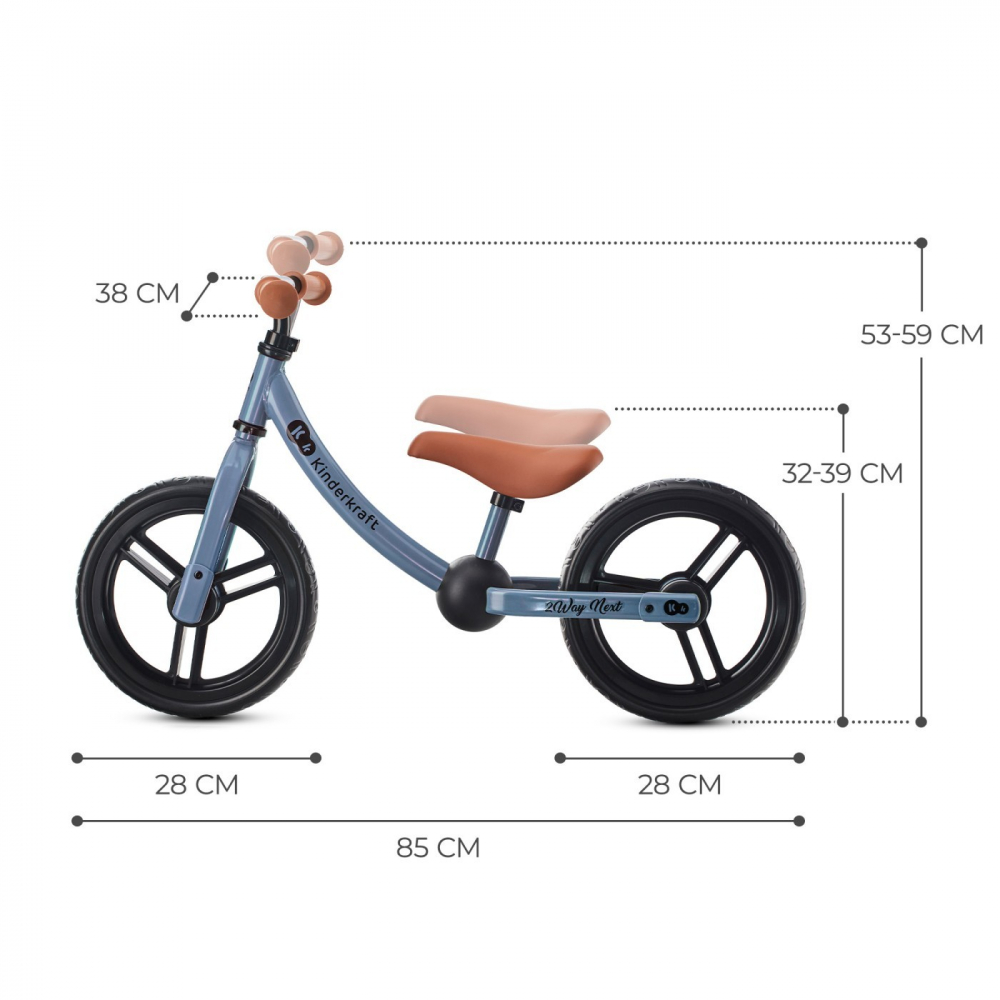 Kinderkraft 2Way Next - Bicicleta Echilibru Copii - imagine 4